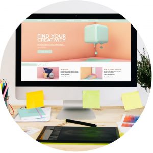 Image of a website, Cocktail Creative