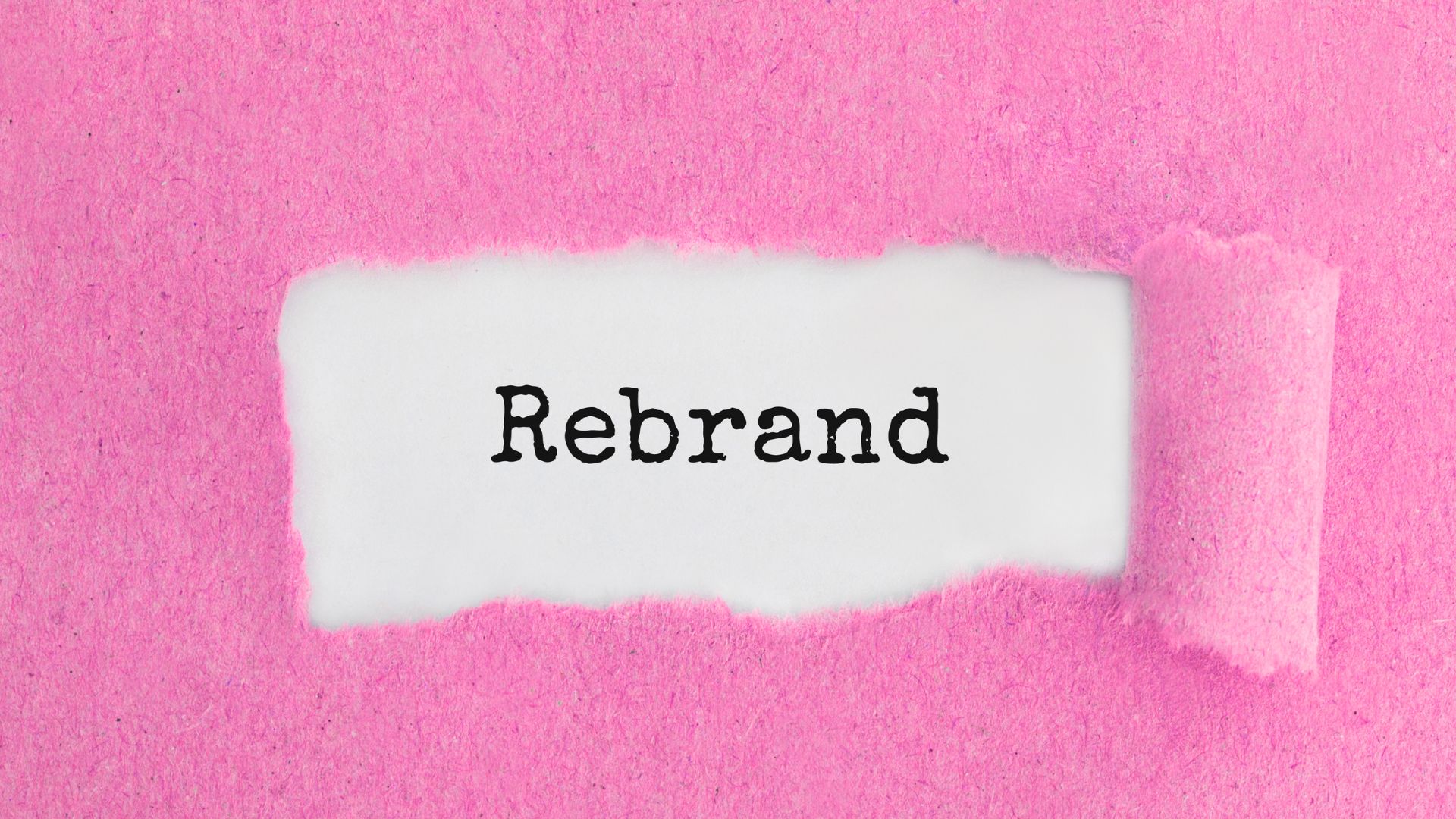 Rebrand written on a notepad, Cocktail Creative